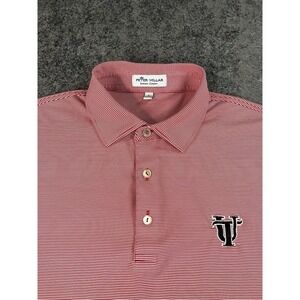 Peter Millar Summer Comfort Polo Shirt Mens Small Red University of Tampa Golf